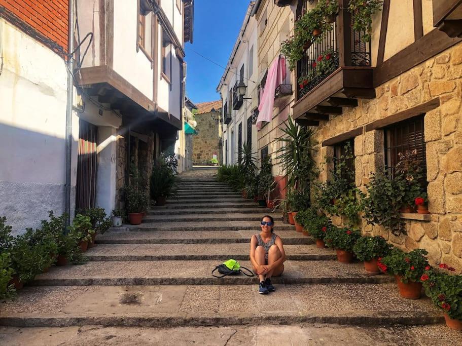 Casa Rural En Candeleda Con Piscina Y Un Maravilloso Jardin Dış mekan fotoğraf